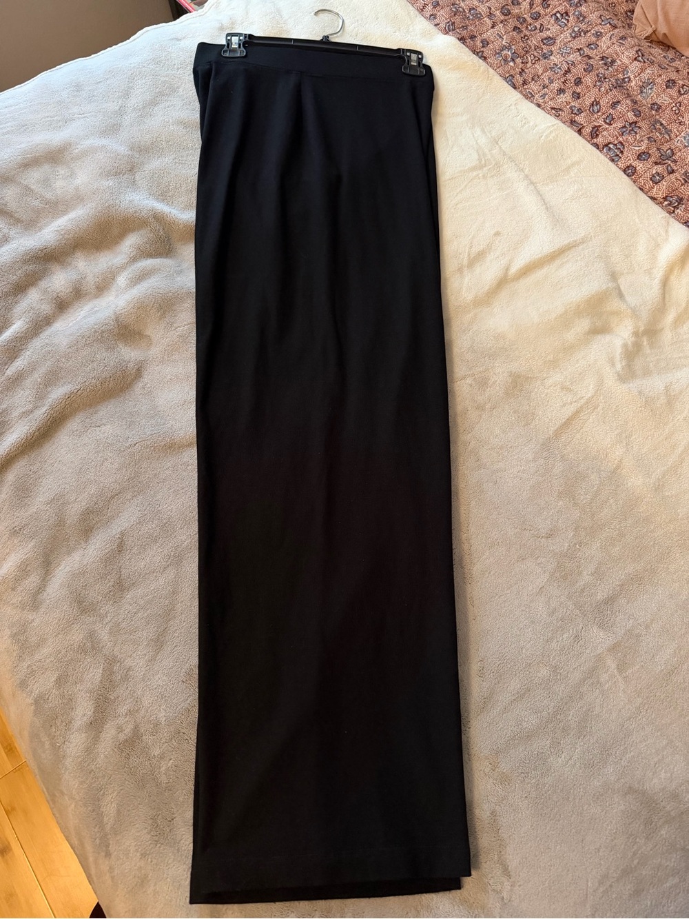 Eileen Fisher Black Straight-Leg Men's Dress Pants